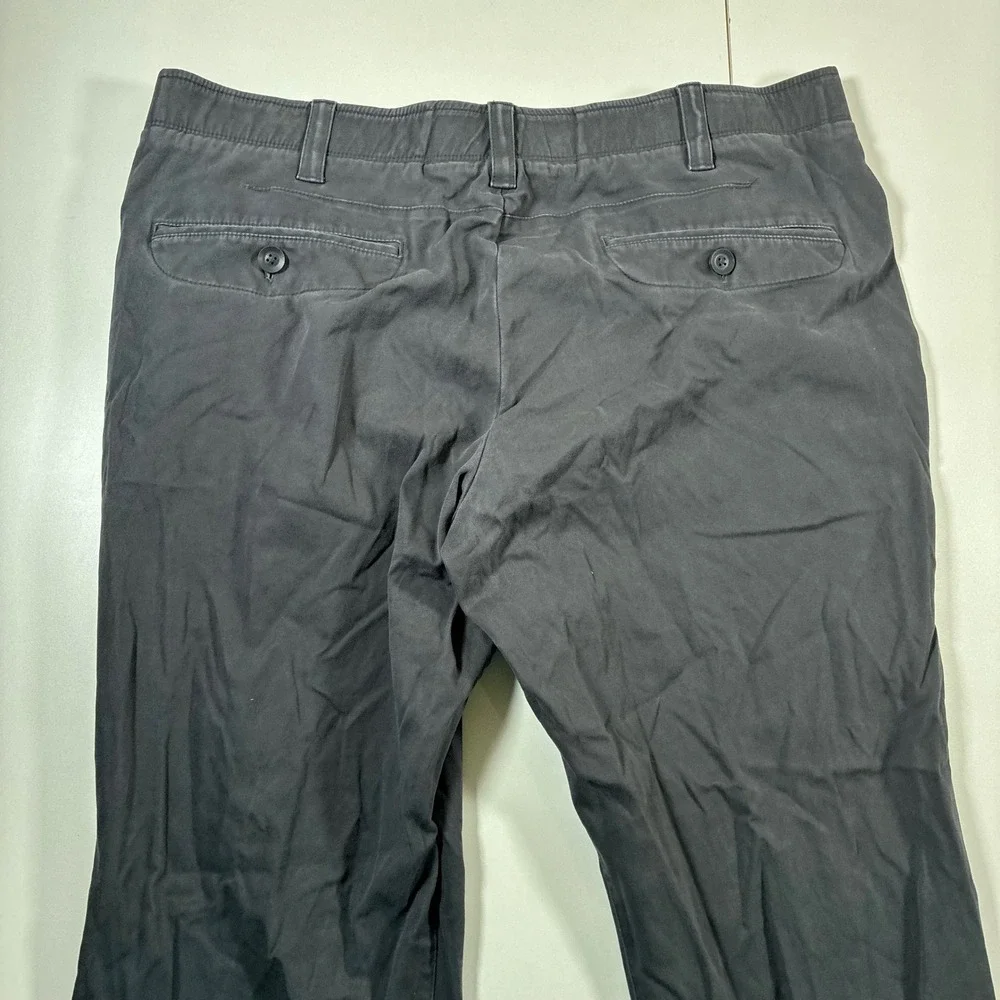 Under Armour Chino Pants 38x28 Gray Straight Stretch Metal Hook (Tag 40x30) - Picture 8 of 11